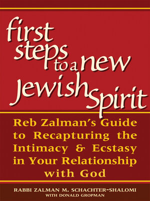 cover image of First Steps to a New Jewish Spirit